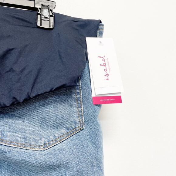 Isabel By Ingrid & Isabel Over Belly High Rise Straight Maternity Pants Size 14 - Picture 4 of 6